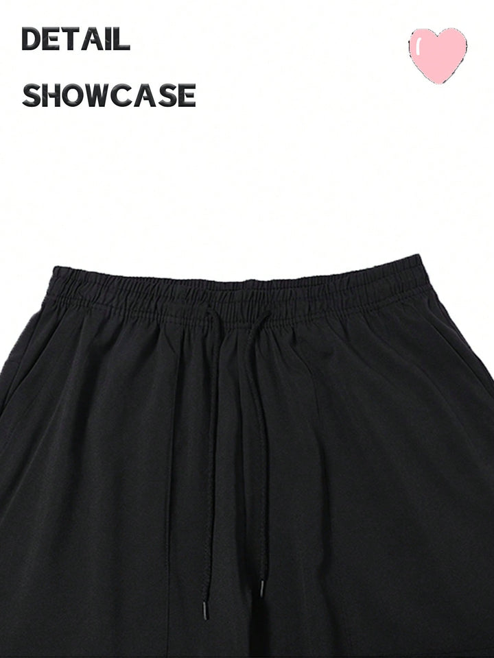 Pantaloni scurți SHEIN, negru