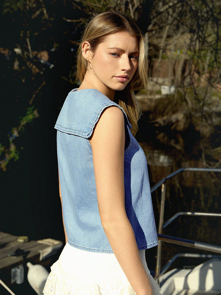 Top SHEIN, albastru