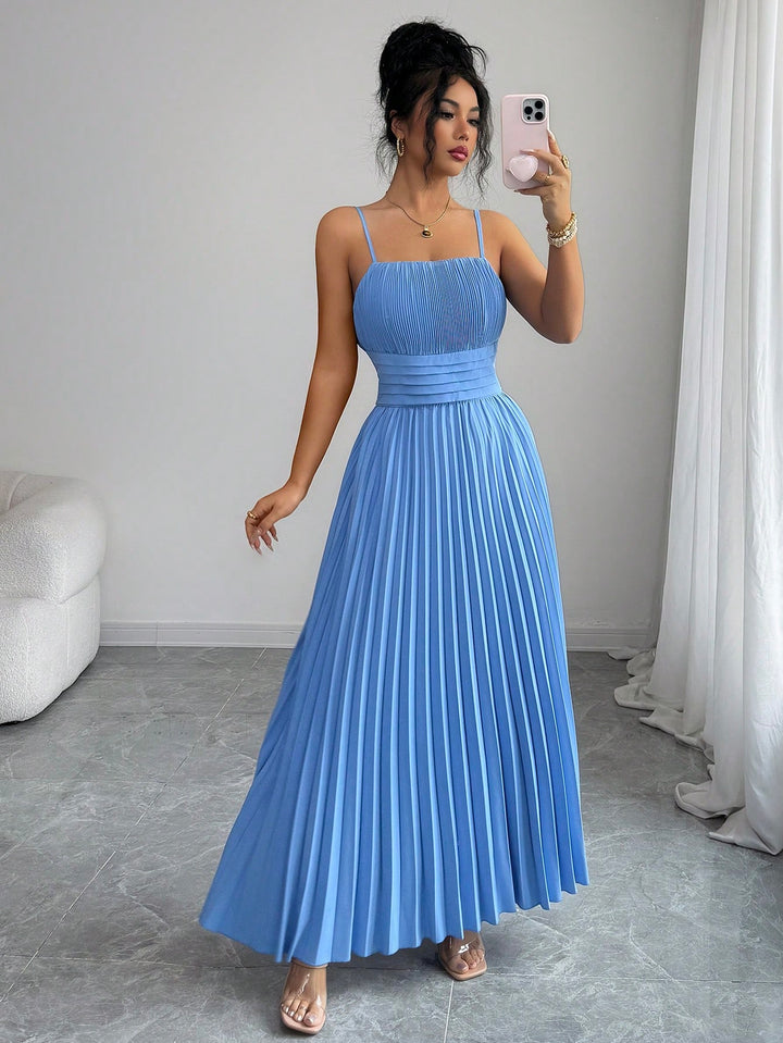 SHEIN maxi ruha, kék