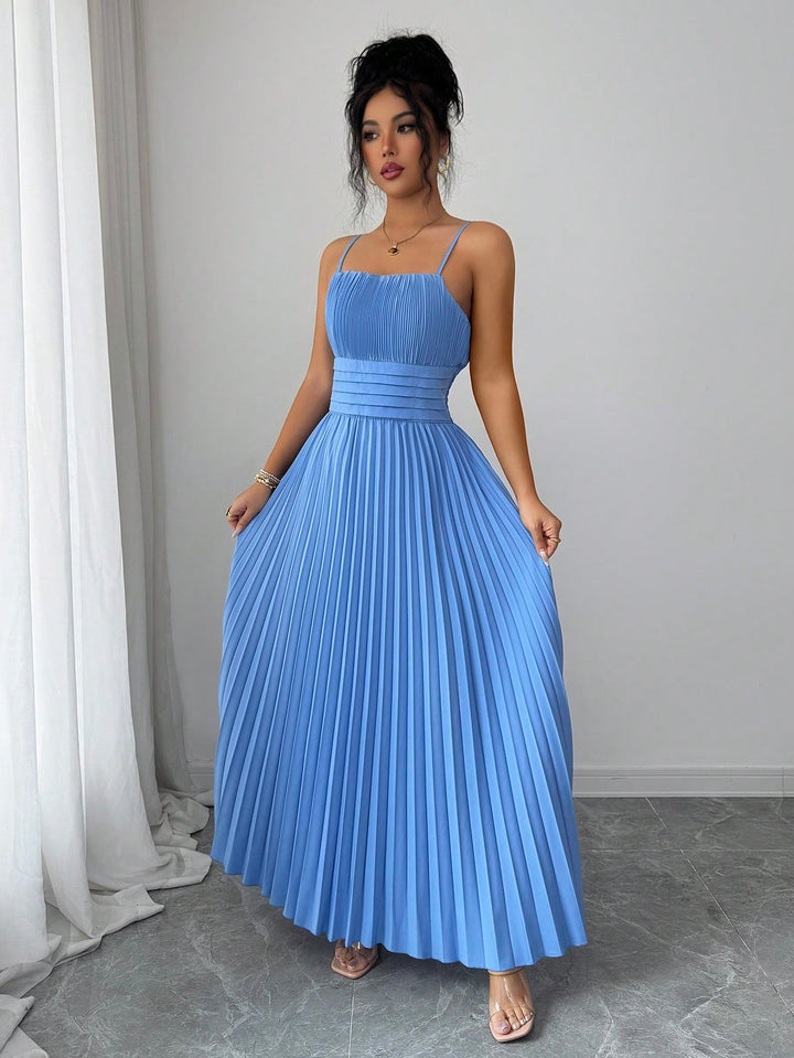 SHEIN maxi ruha, kék