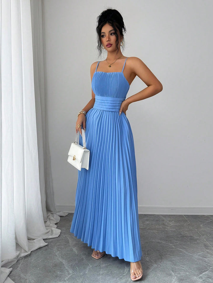 SHEIN maxi ruha, kék