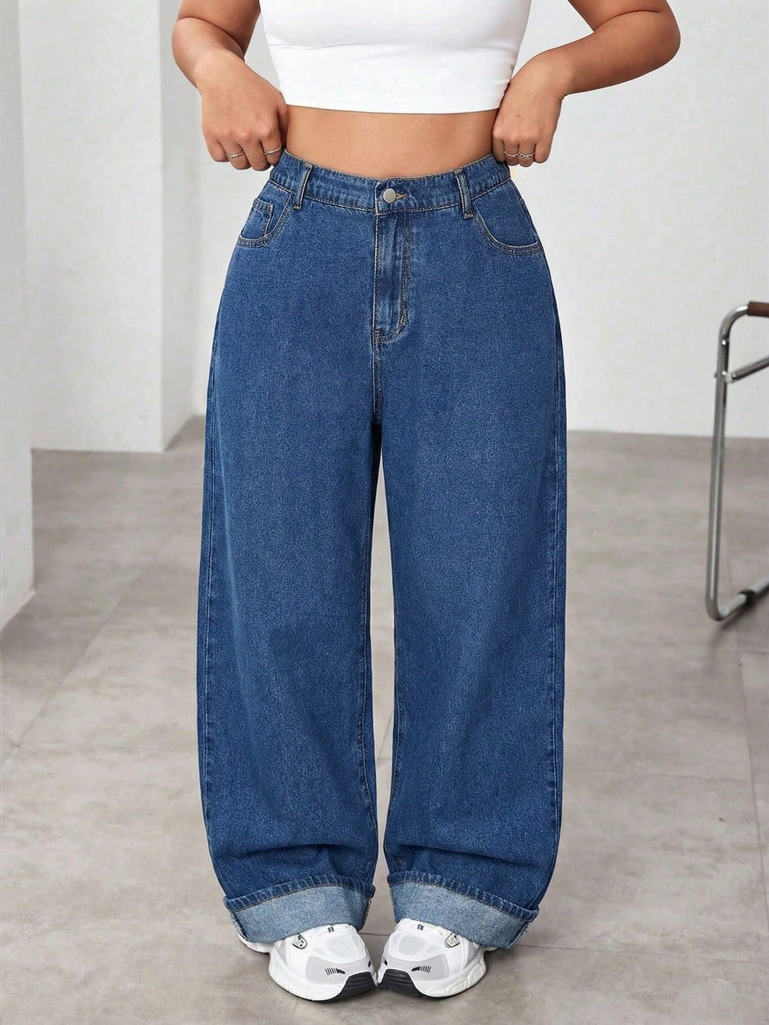Jeans SHEIN, albastru