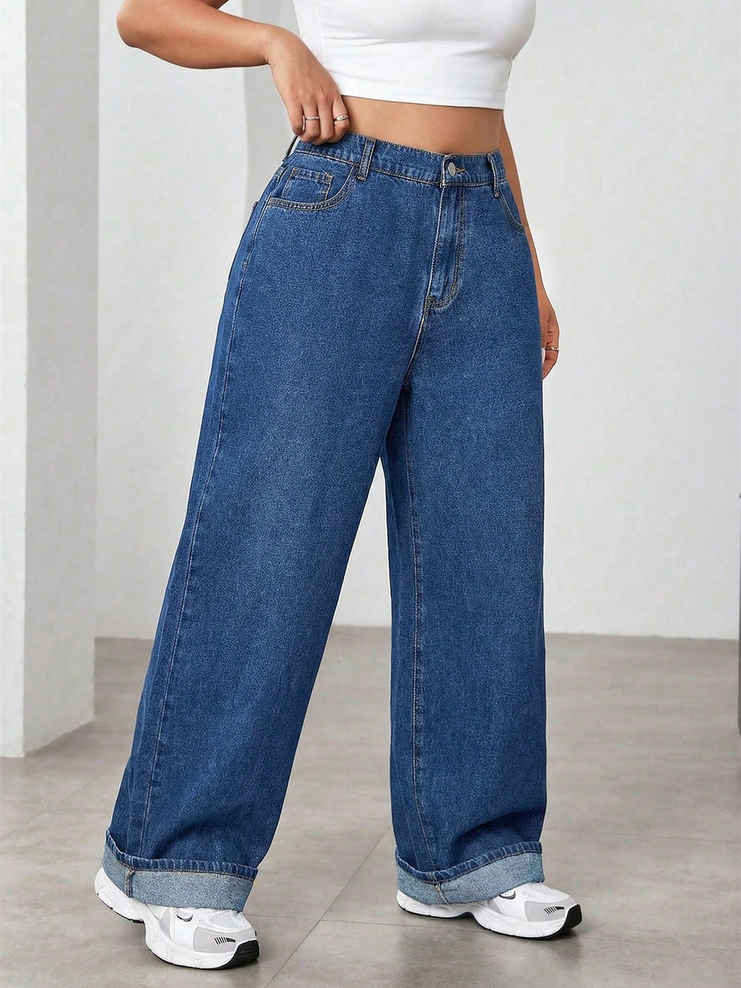 Jeans SHEIN, albastru
