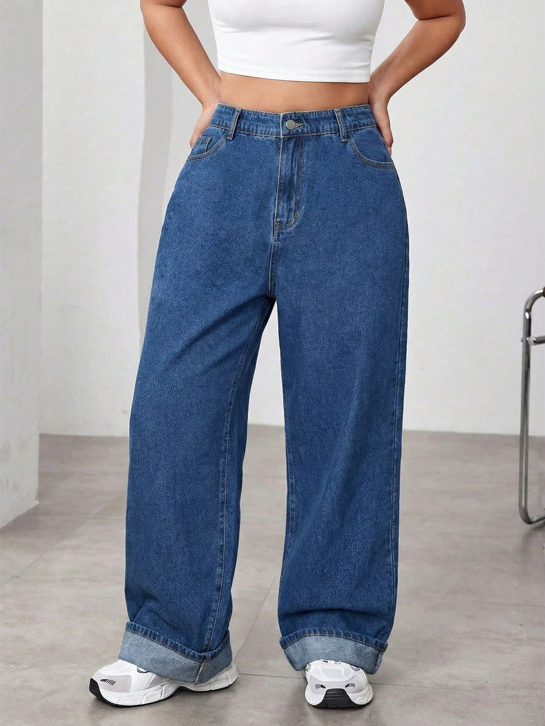Jeans SHEIN, albastru