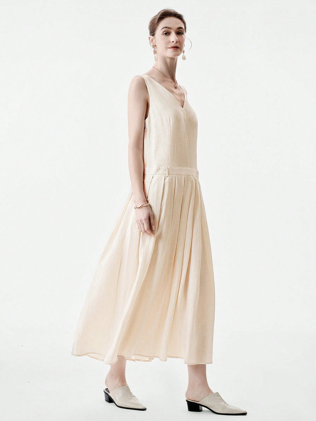 Rochie maxi SHEIN, portocaliu