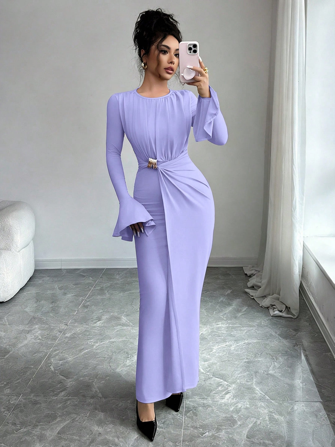 Rochie maxi SHEIN, mov