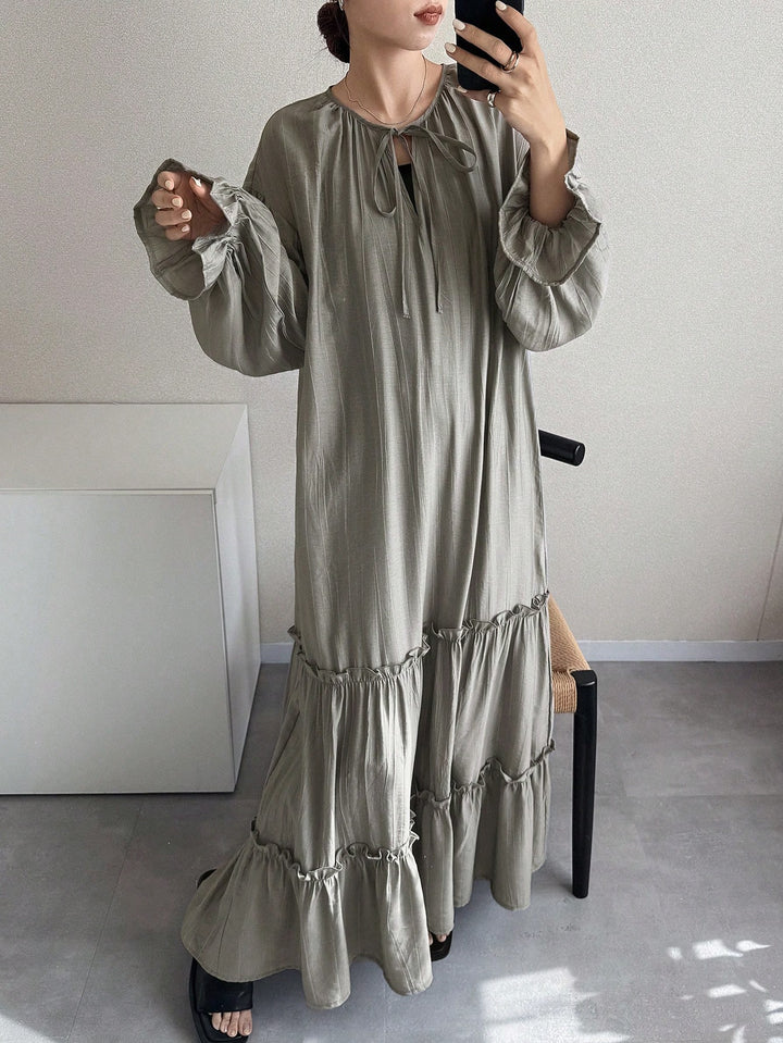 Rochie maxi SHEIN, gri