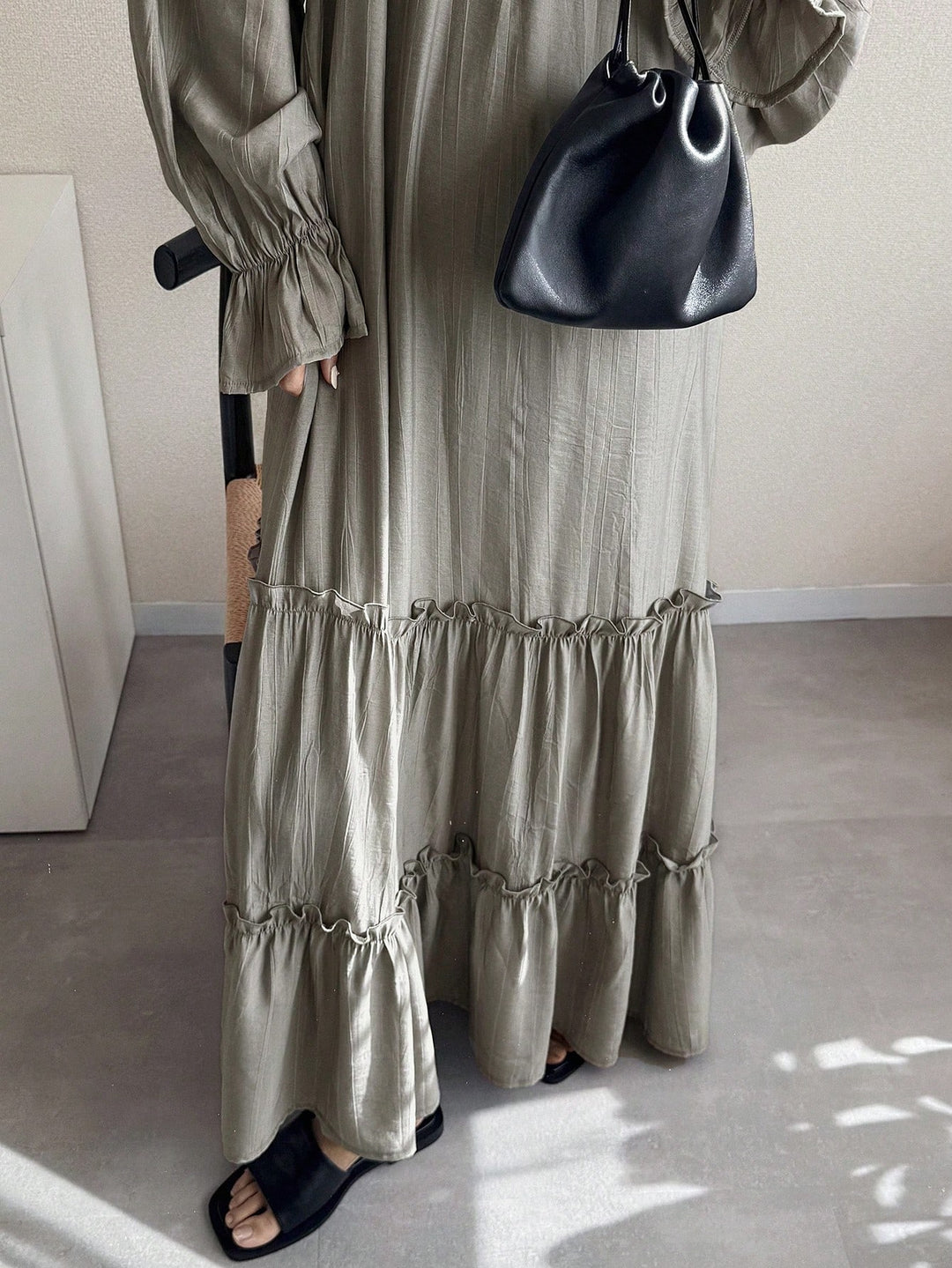 Rochie maxi SHEIN, gri