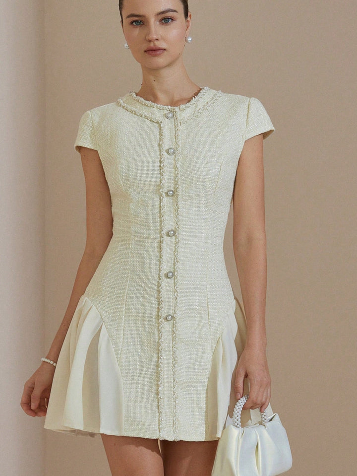 Rochie scurtă SHEIN, alb