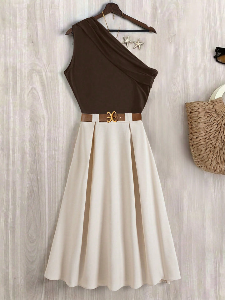 Rochie maxi SHEIN, mix culori