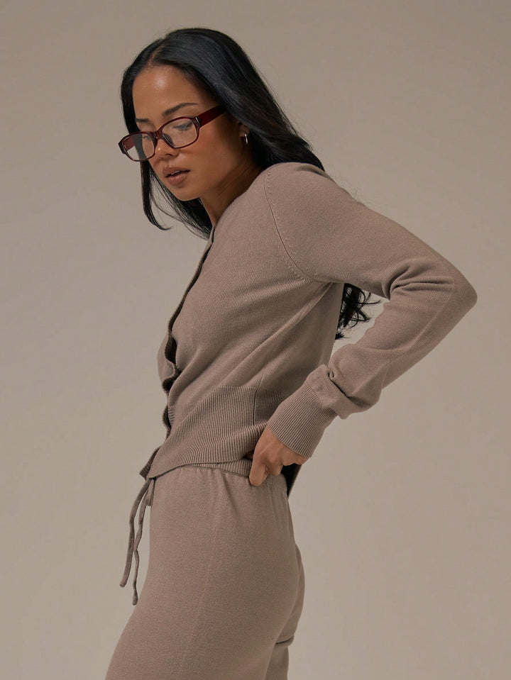 Cardigan SHEIN, kaki
