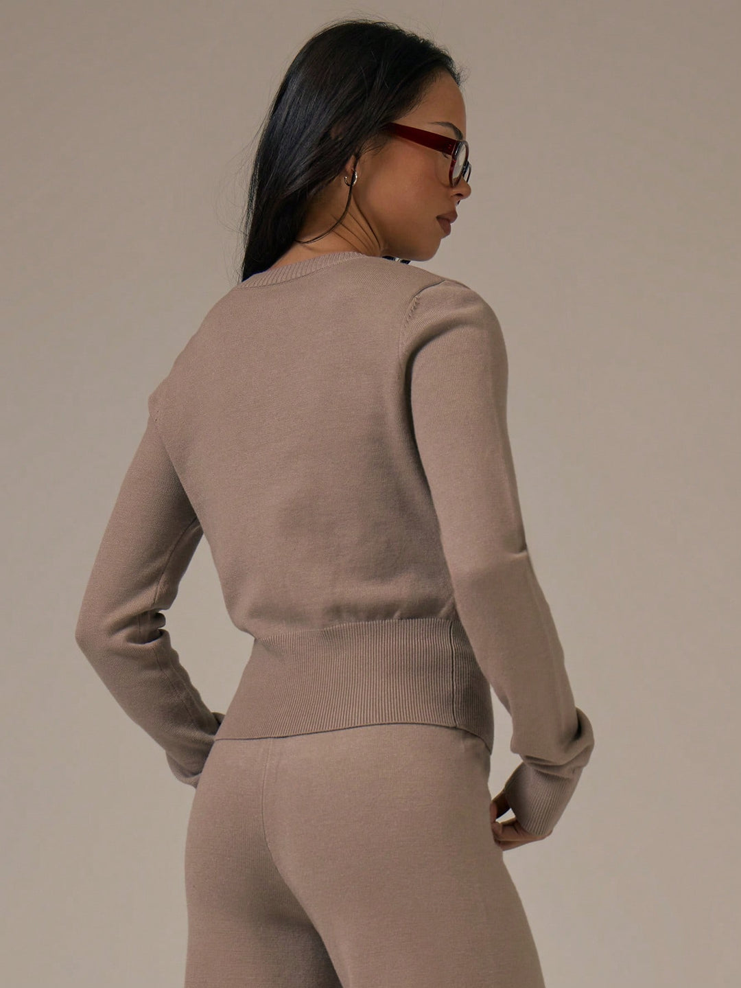 Cardigan SHEIN, kaki