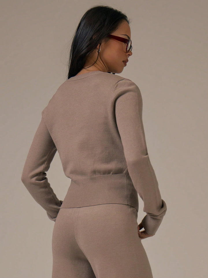 Cardigan SHEIN, kaki