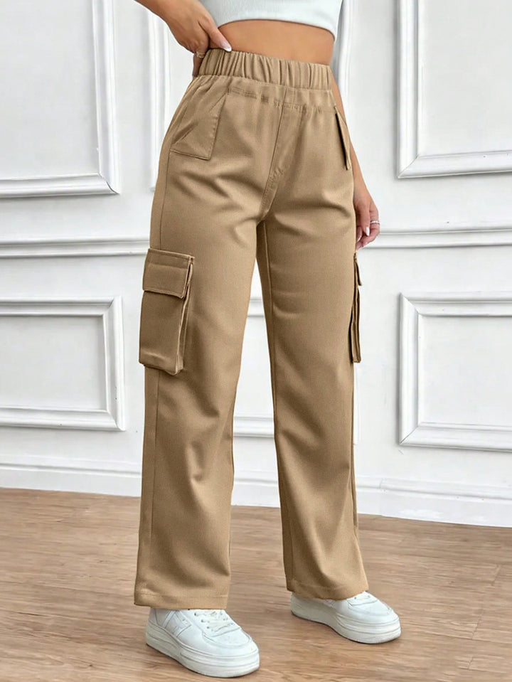 Pantaloni SHEIN, kaki