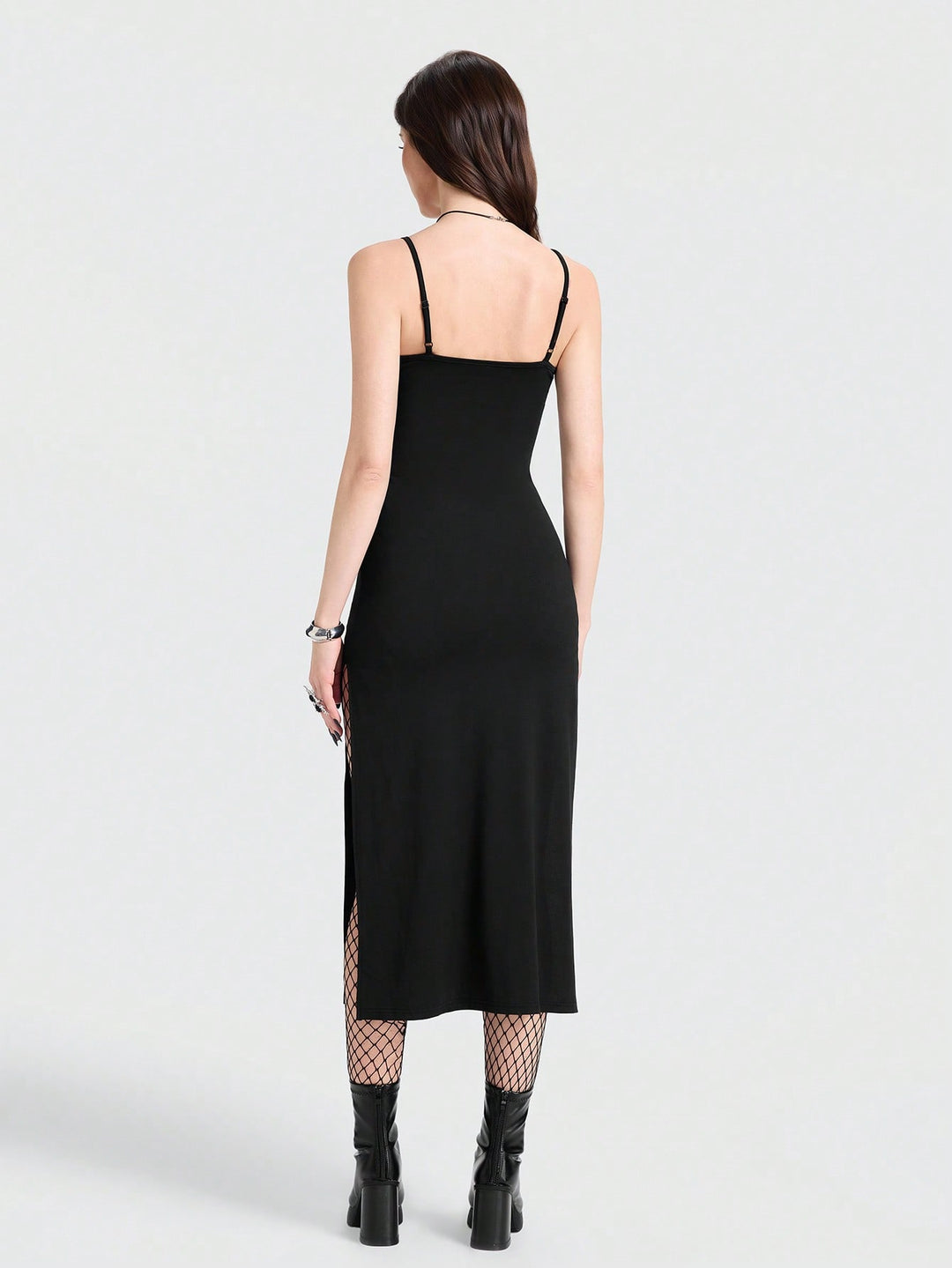 Rochie midi SHEIN, negru