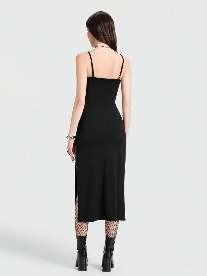 Rochie midi SHEIN, negru
