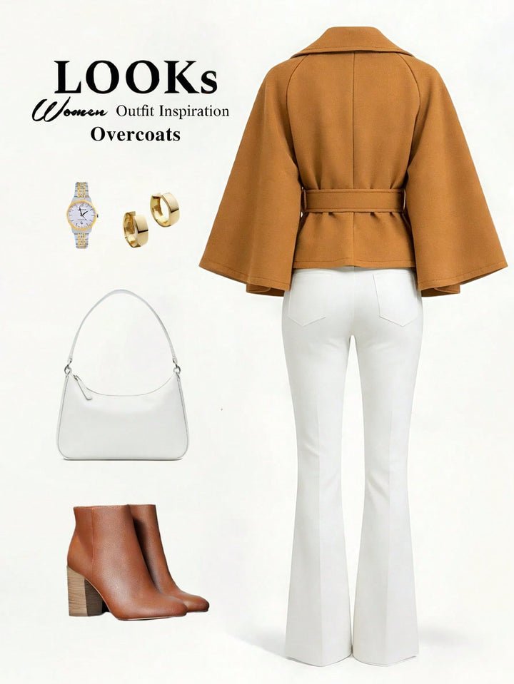 SHEIN kabát, khaki
