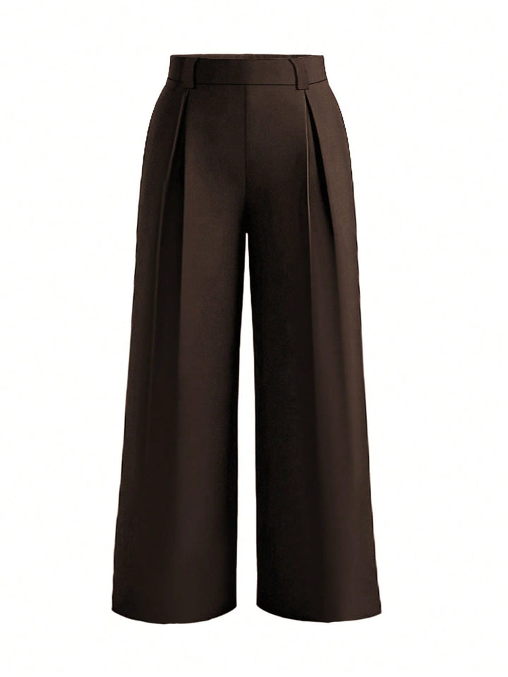 Pantaloni SHEIN, maro