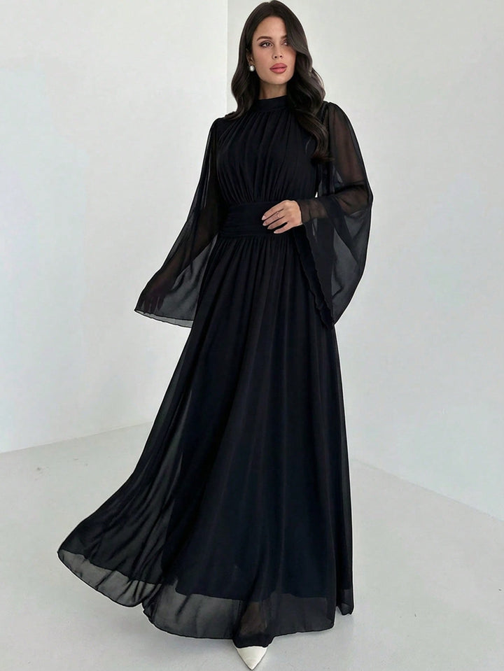 SHEIN maxi ruha, fekete