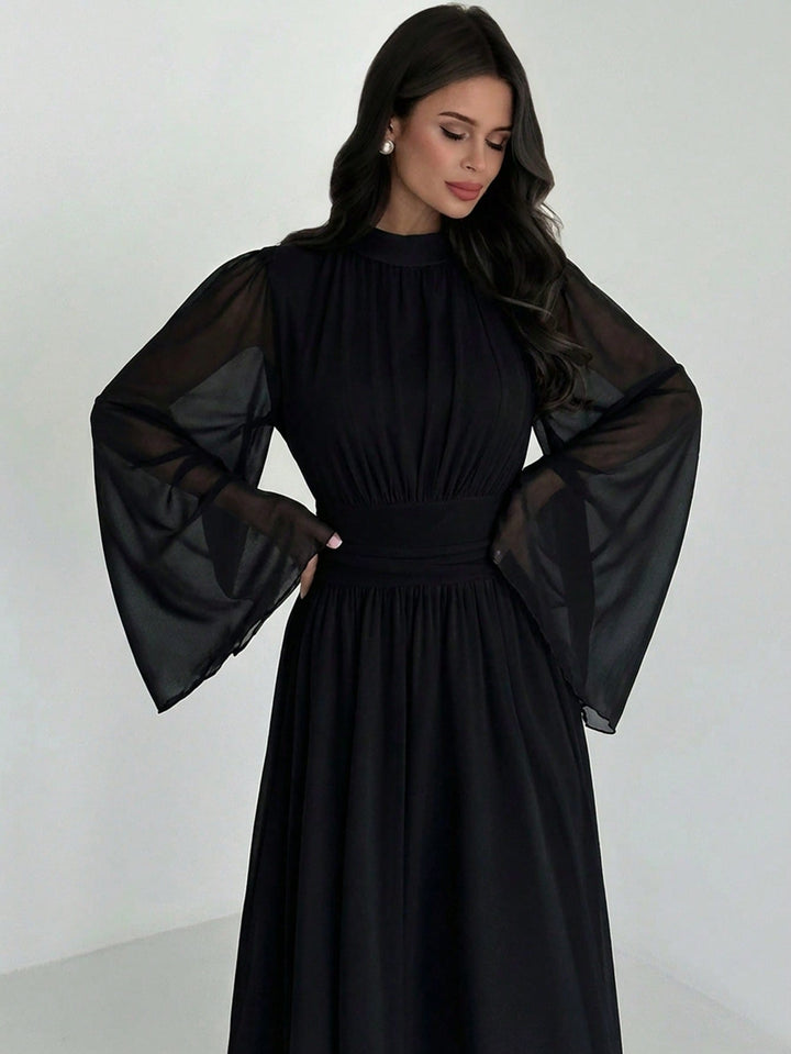 SHEIN maxi ruha, fekete