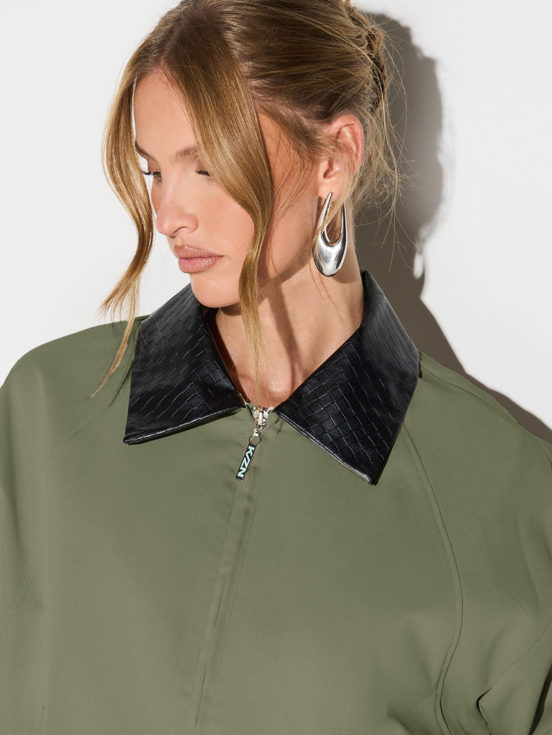 SHEIN kabát, khaki