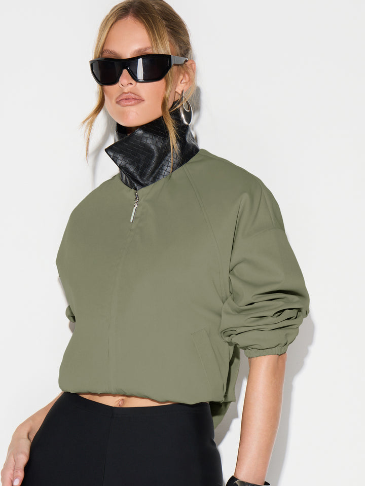 SHEIN kabát, khaki
