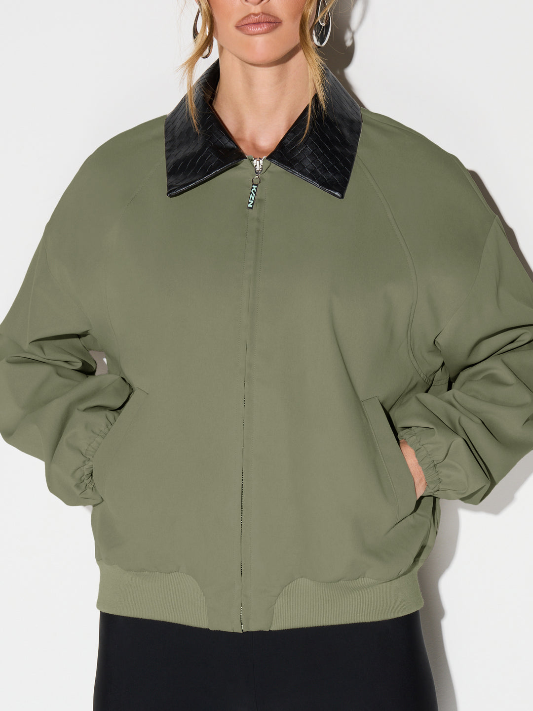 SHEIN kabát, khaki
