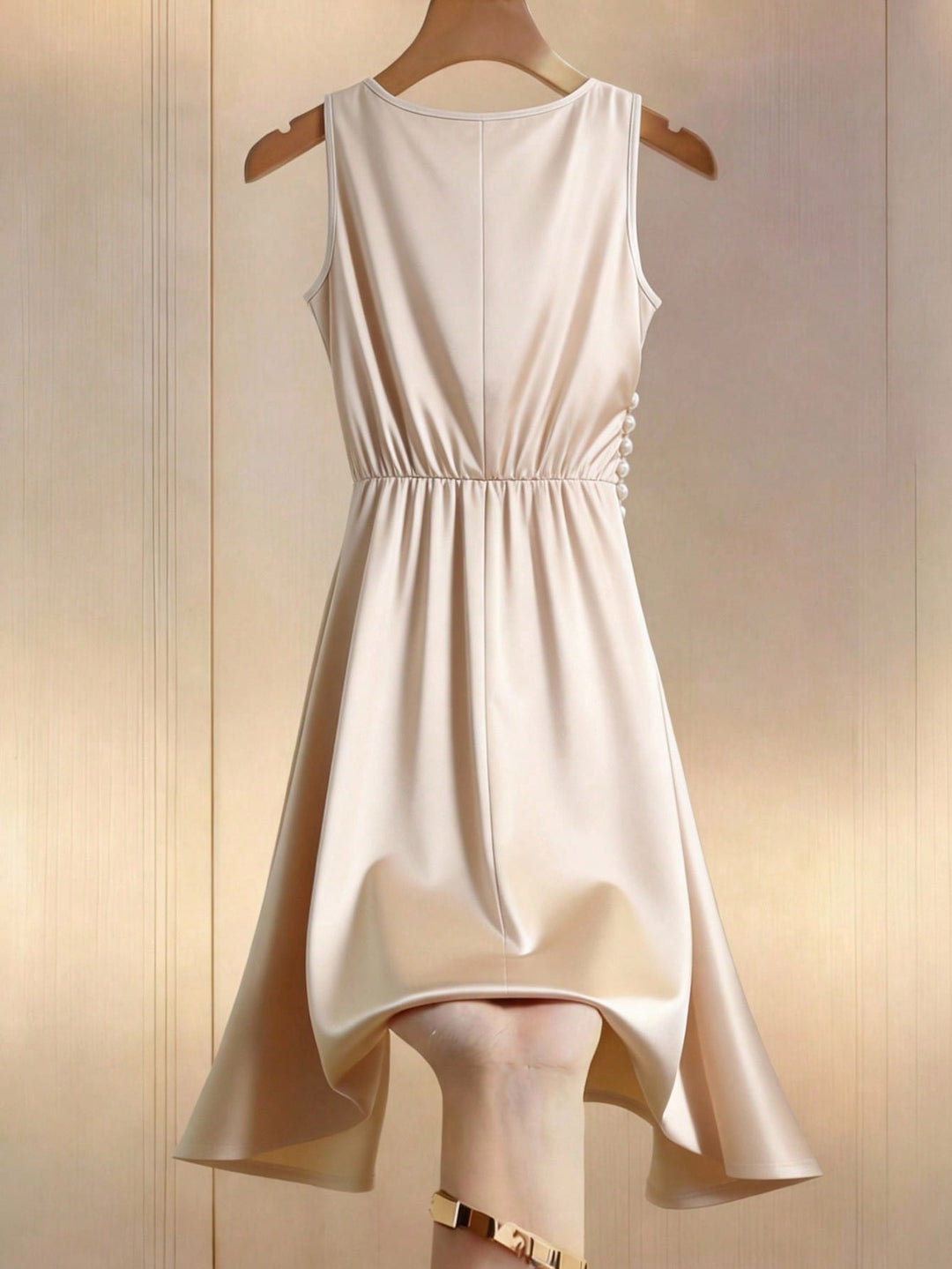 Rochie maxi SHEIN, auriu