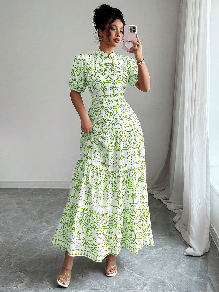 SHEIN maxi ruha, zöld