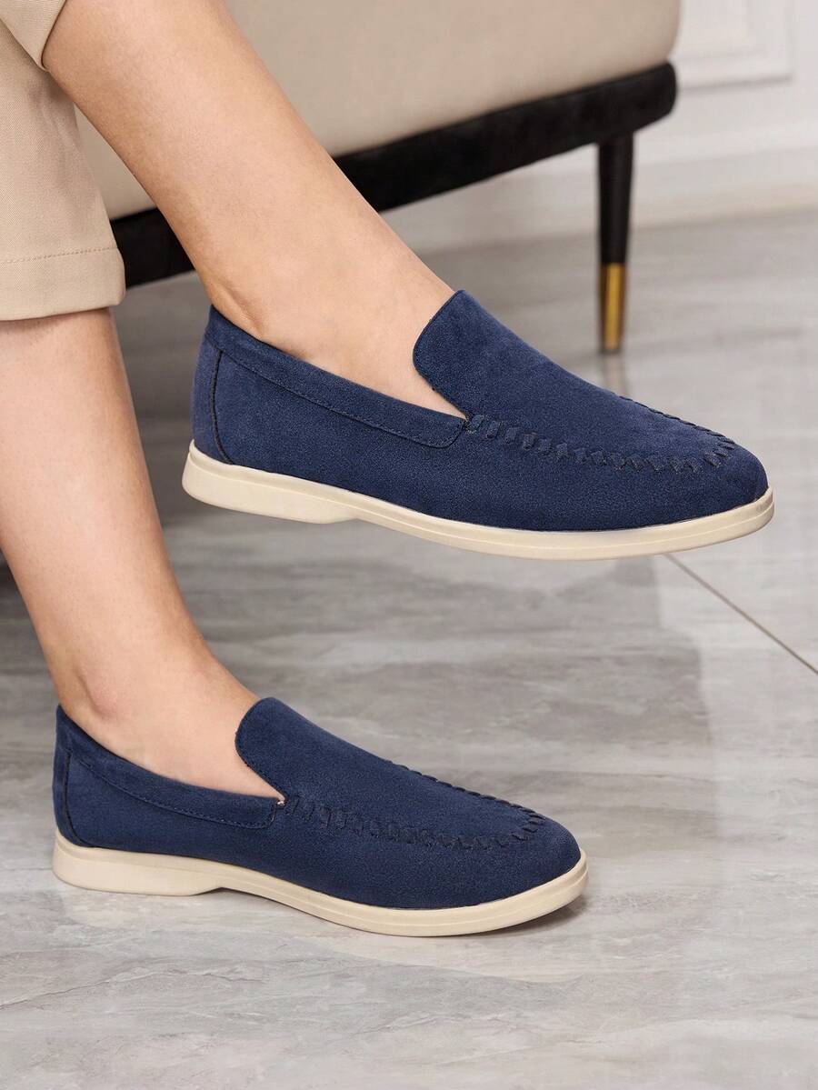 Mocasini SHEIN, albastru