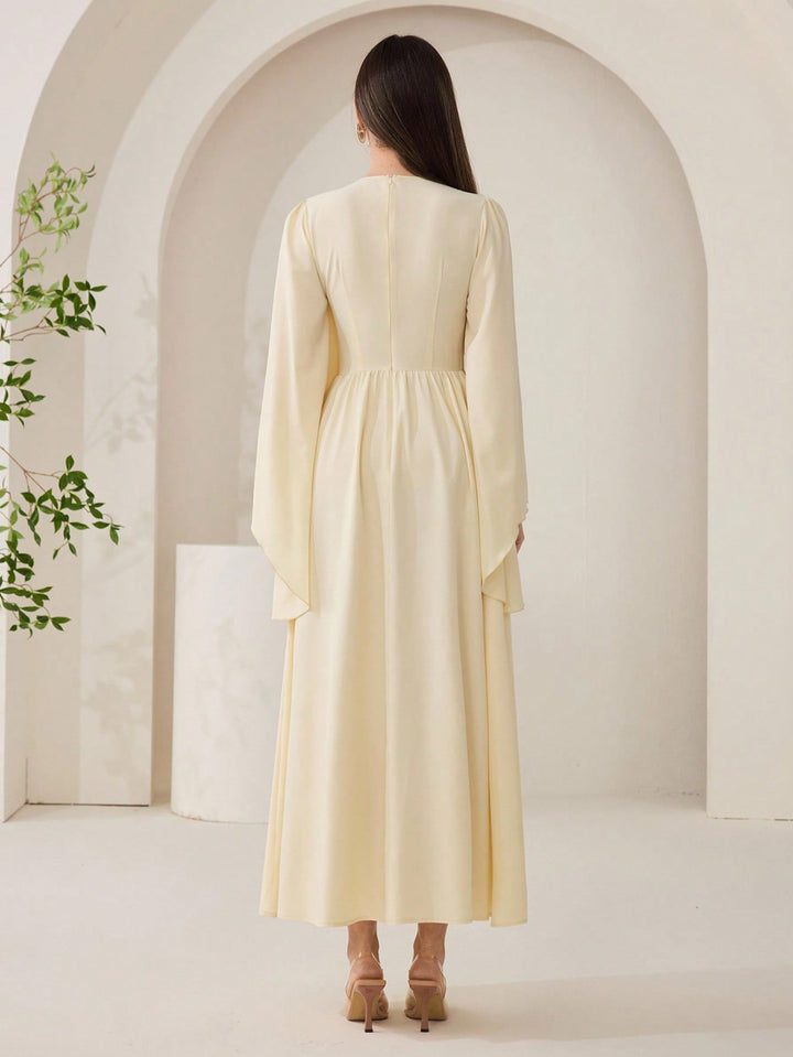 SHEIN maxi ruha, sárga