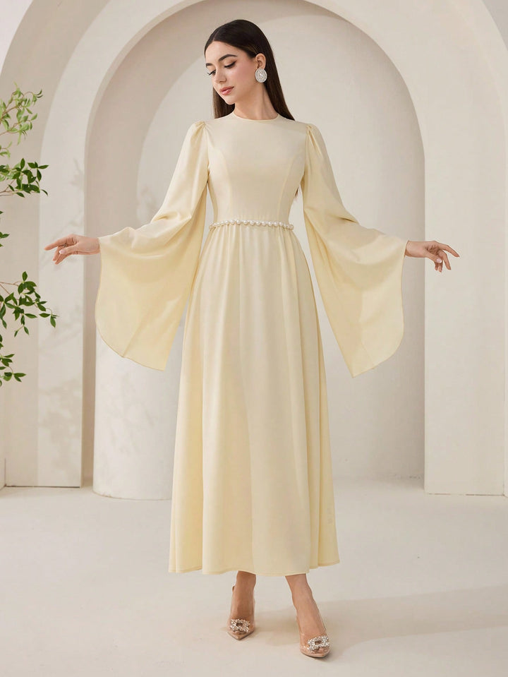 SHEIN maxi ruha, sárga