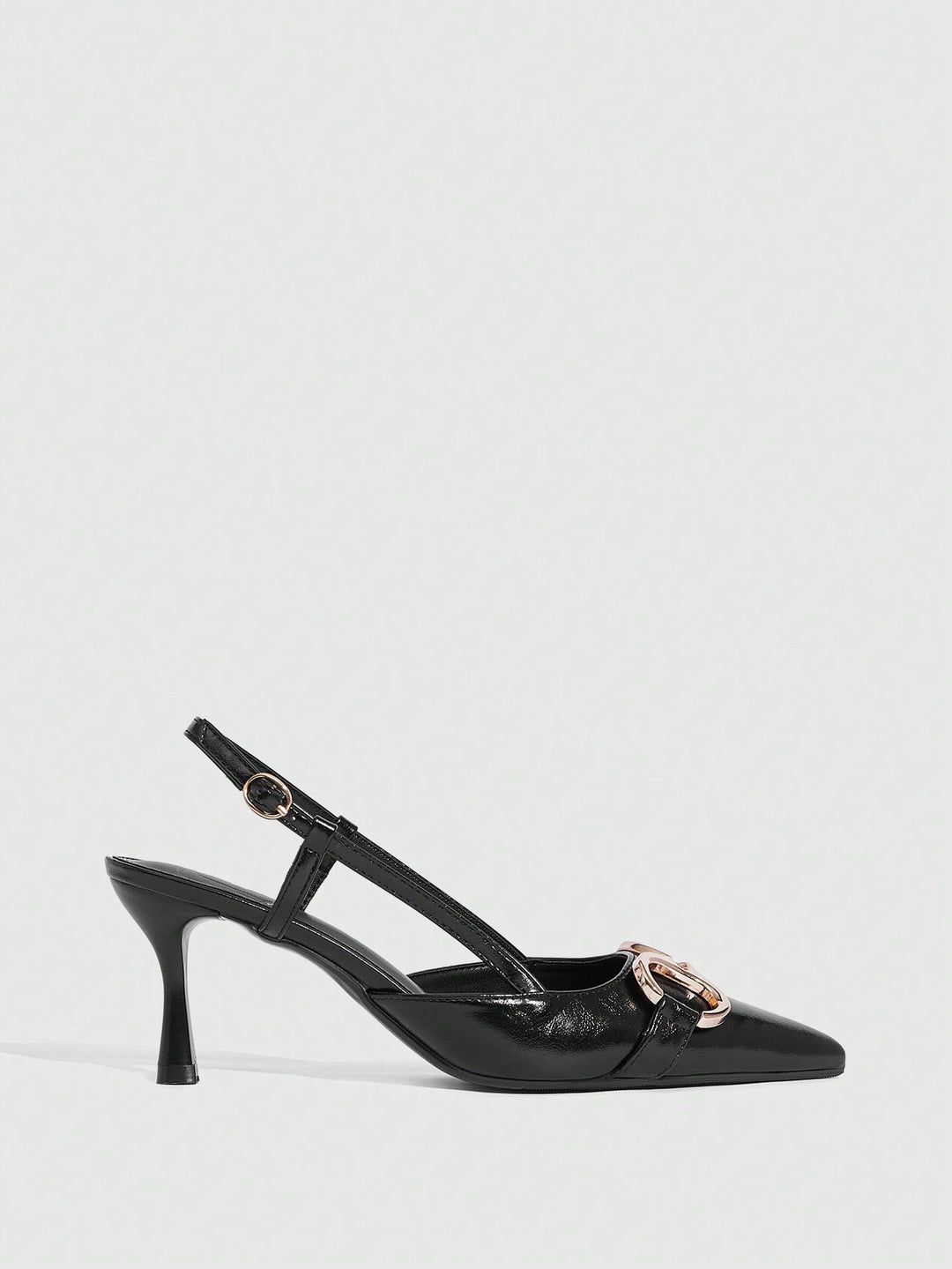 Pantofi cu toc SHEIN, negru