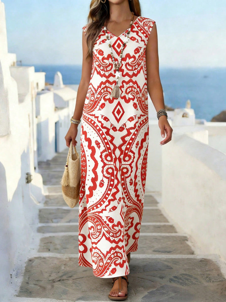 Rochie maxi SHEIN, portocaliu