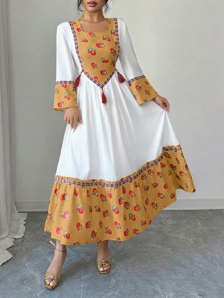 Rochie midi SHEIN, galben