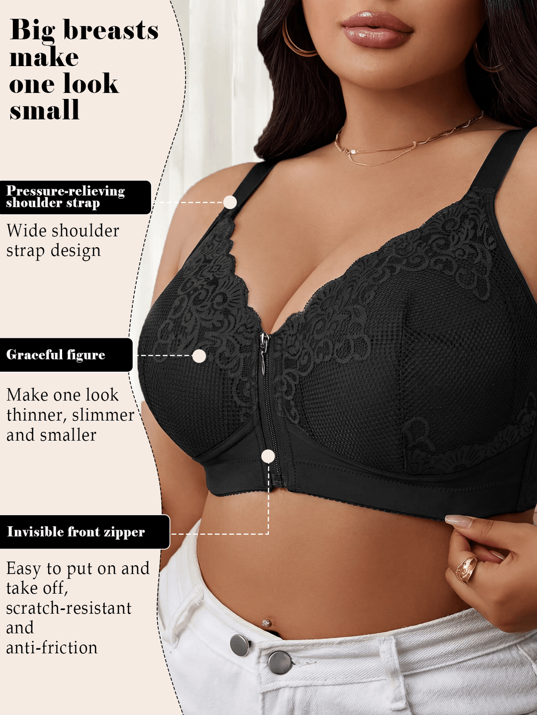 Sutien SHEIN, negru