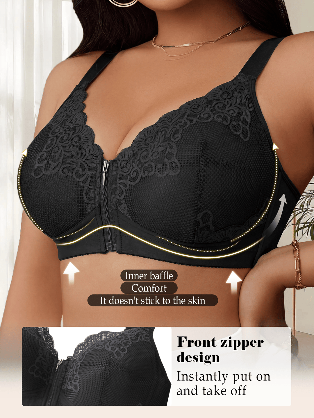 Sutien SHEIN, negru