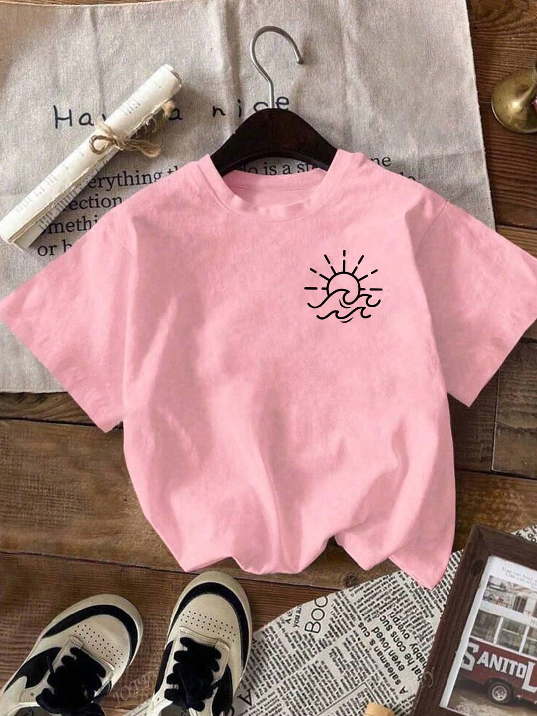 Tricou SHEIN, roz