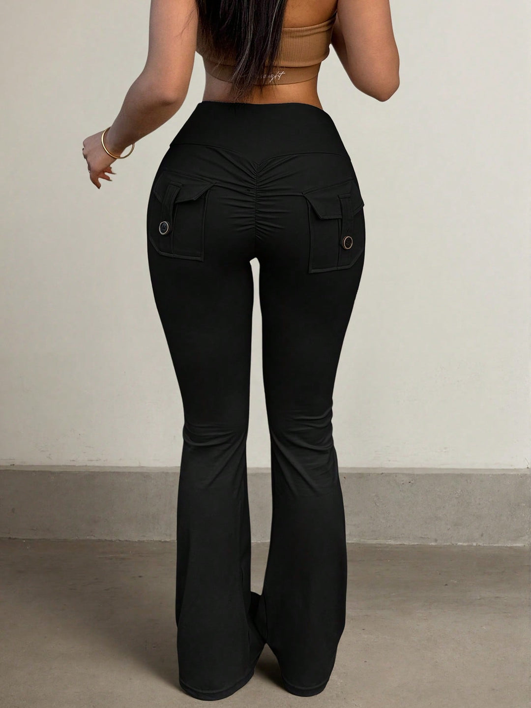 Pantaloni SHEIN, negru