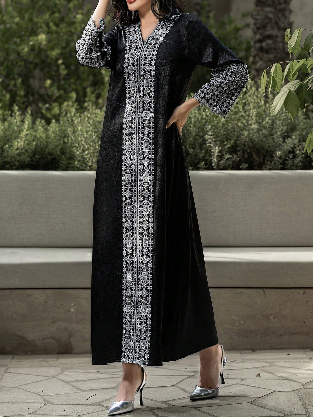 Rochie maxi SHEIN, negru