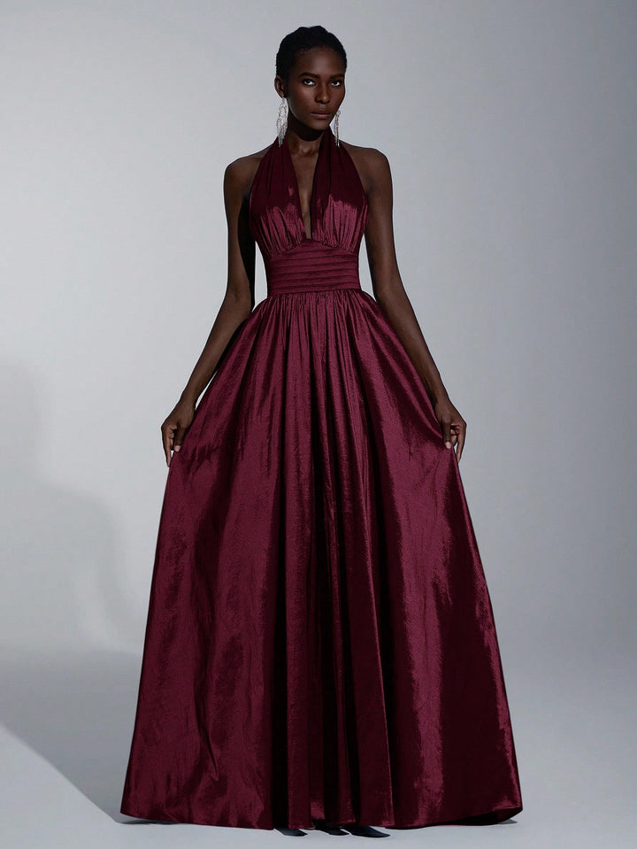 Rochie maxi SHEIN, vișiniu