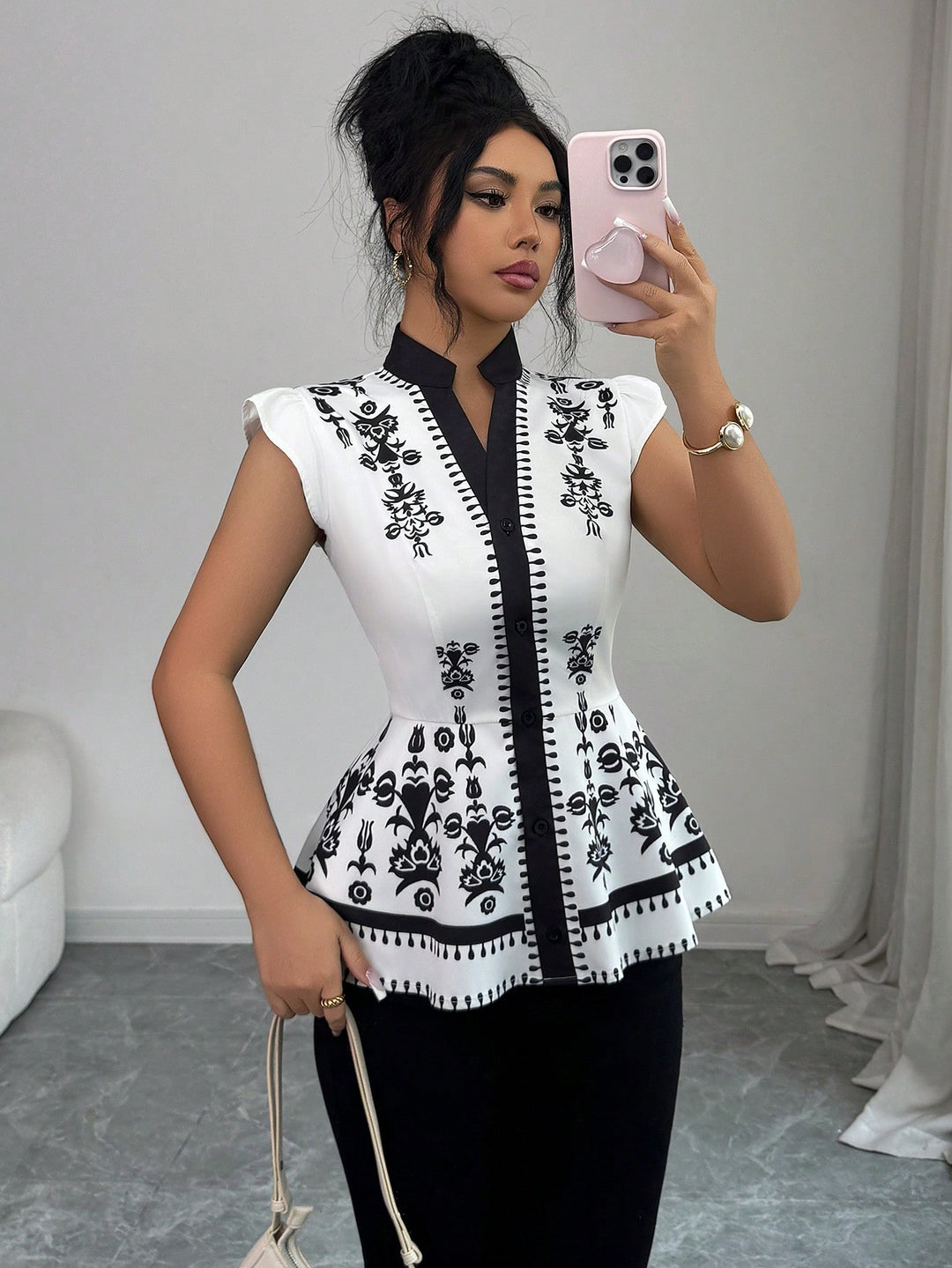 Bluza SHEIN, negru