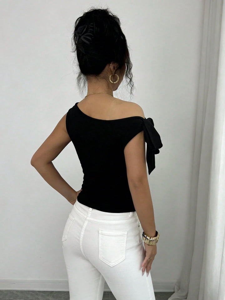 Top SHEIN, negru