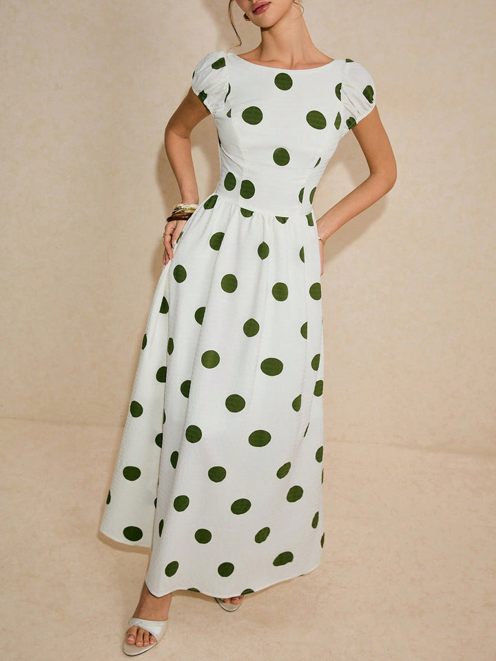 Rochie maxi SHEIN, verde