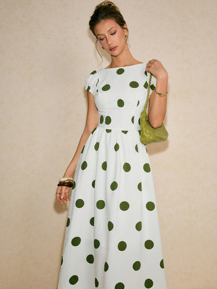 Rochie maxi SHEIN, verde