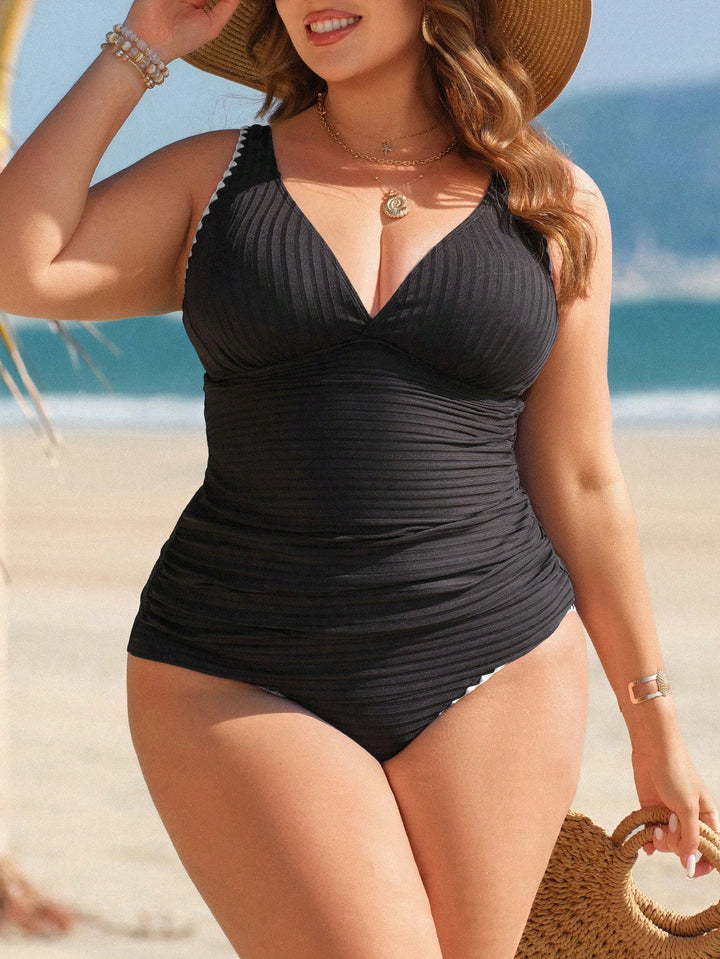 Costum de baie SHEIN, negru