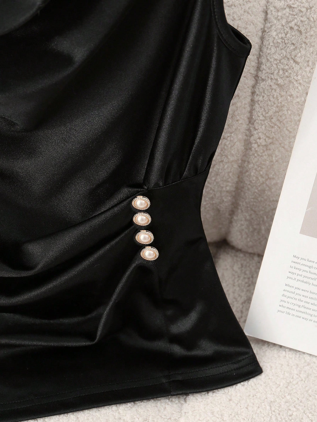 SHEIN top, fekete