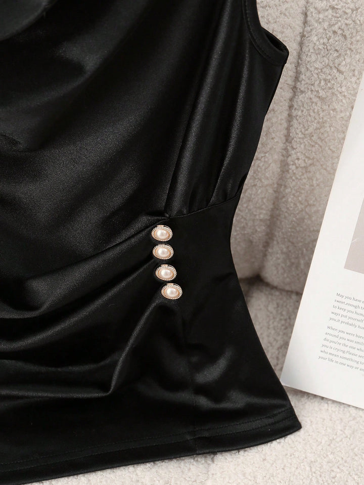 SHEIN top, fekete