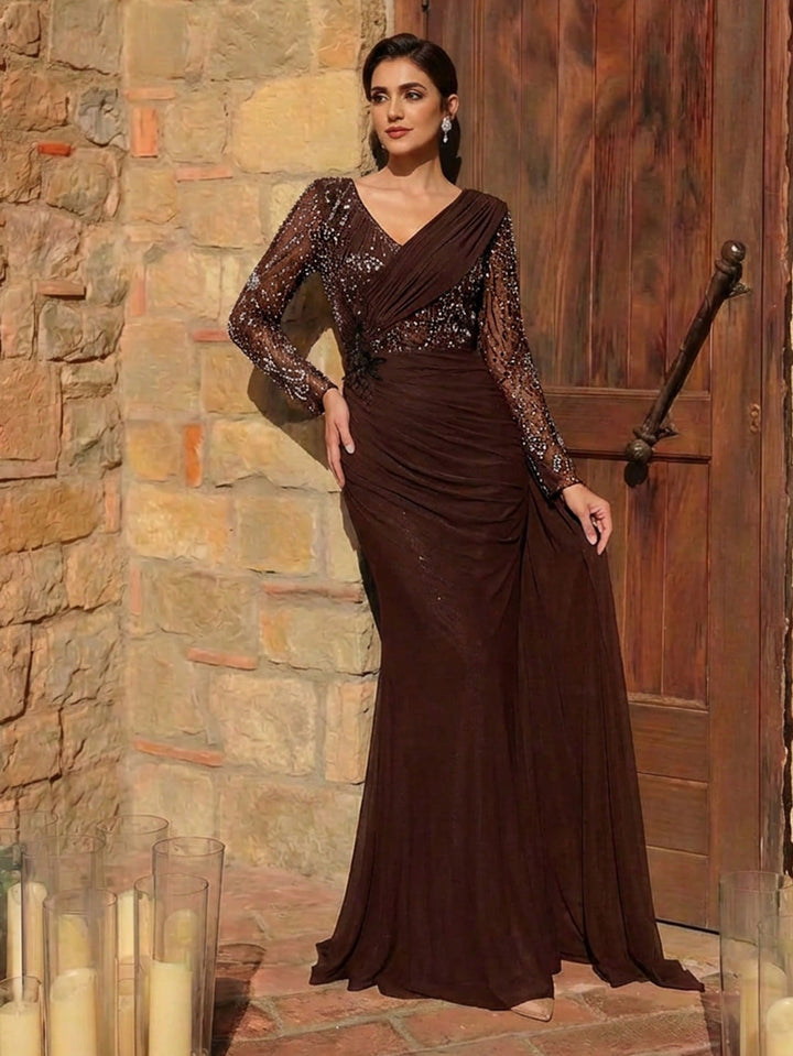 Rochie SHEIN, maro