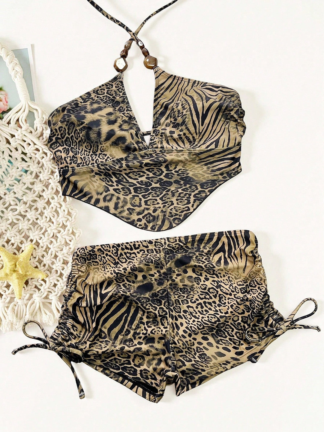 Costum de baie SHEIN, mix culori